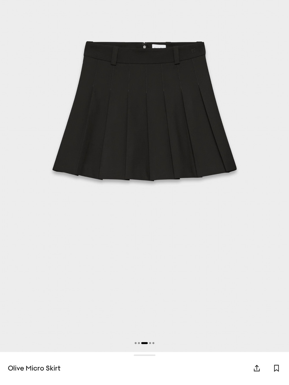 Sunday Best High Rise Pleated Skirt